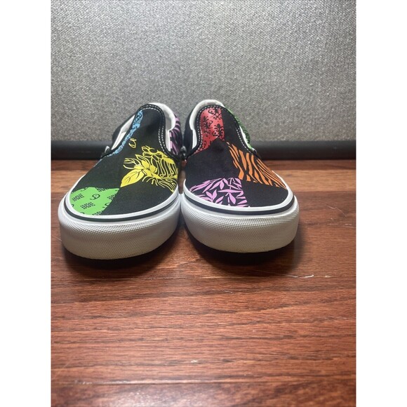 VAN'S Crayola Off The Wall Slip-On Canvas Sneakers W 9.5 / M7.5 - Picture 10 of 10